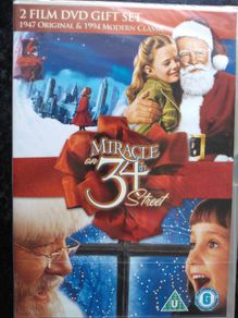 Miracle On 34th Street Old And New Versions 2 Dvd Gift Set New And Sealed, Classic Christmas Movies