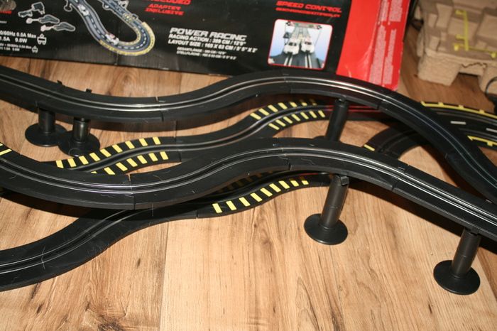 Furious Challenger Road Racing Slot Car Set Electric Powered Kids or Adults Toy (65" long)