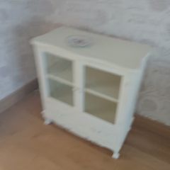 Cream display cabinet