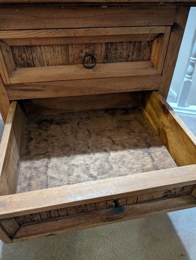 Vintage solid wood drawers
