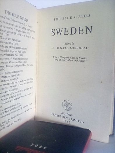 Sweden: The Blue Guides Edited by L. Russell Muirhead (HQ392)
