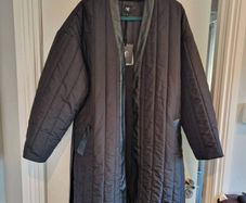 Nu Denmark designet BNWT womens black padded coat