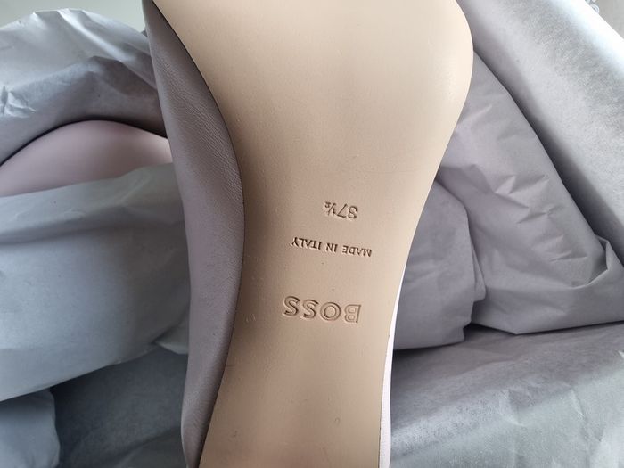HUGO BOSS Women's Charlotte c Sabot Pumps, 50475535 Light Pastel Pink684, 37.5 EU, 4.5 UK