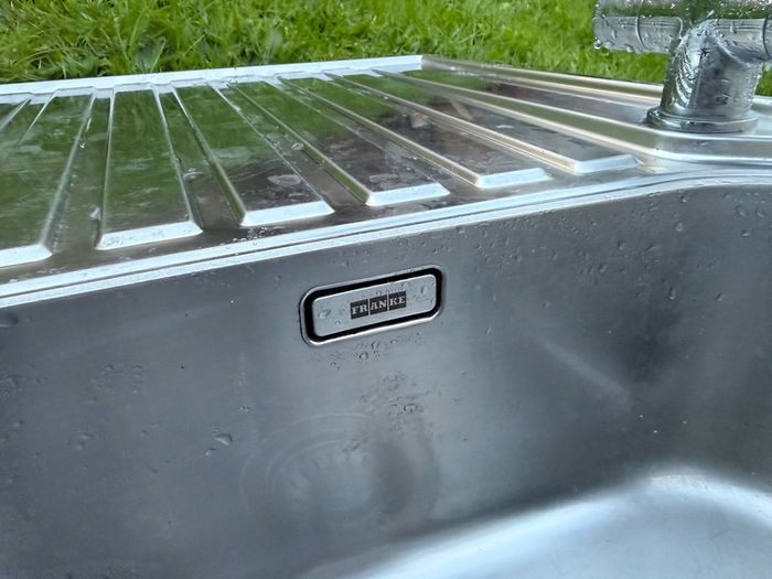 franke sink stainless with kitchen tap