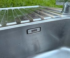 franke sink stainless with kitchen tap