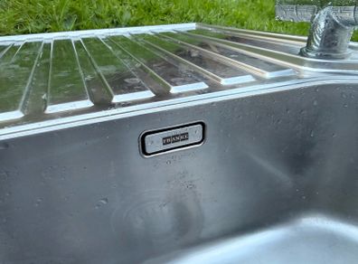 franke sink stainless with kitchen tap