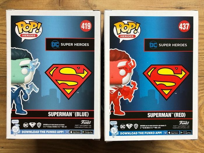 Funko DC: Superman Red & Blue (Convention Exclusives)