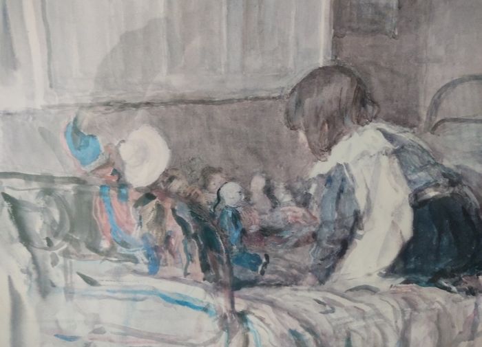 The Dolls School - Walter Frederick Osborne, Irish, 1859-1903