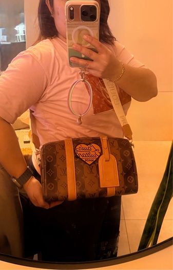 Crossbody bag in beautiful print