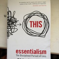 Book Essentialism by Greg McKeown