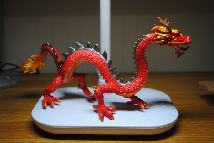 Red Chinese Dragon. Action Figure