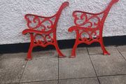 Cast Iron set chair ends