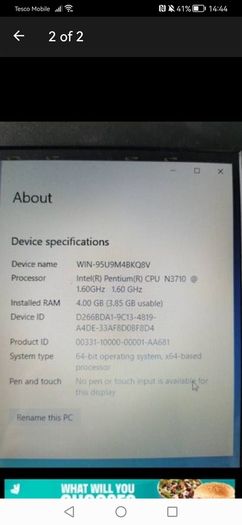 HP laptop