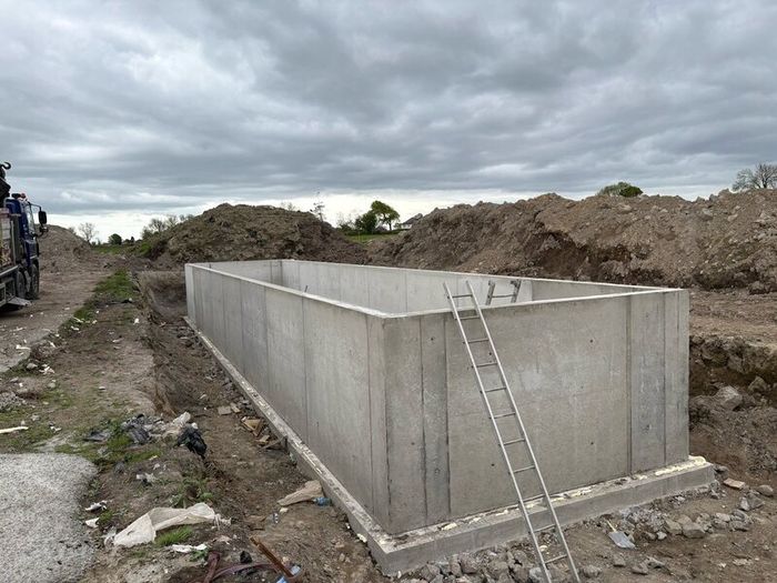 Shuttering. Tanks floors, Walls. Pits. Formwork