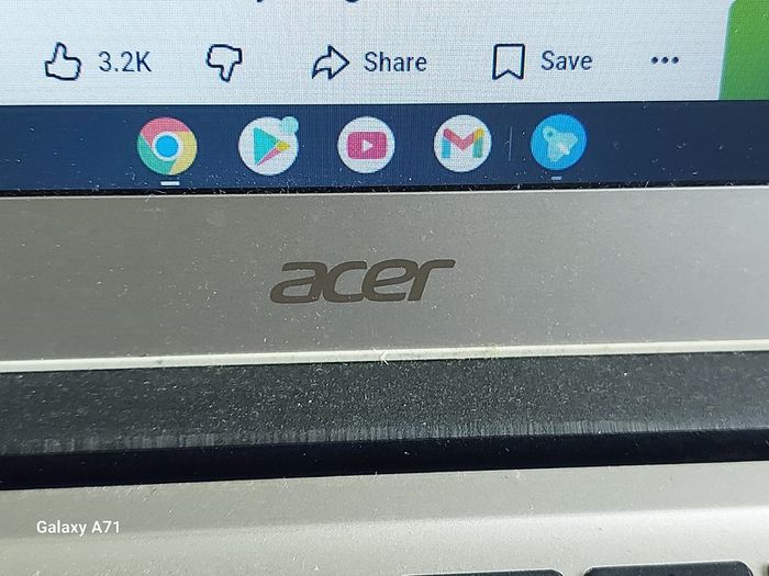 ACER ChromeBook, Silver, 16GB, in excellent condition