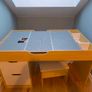 Build 'n' Store Wooden Desk and Stool Base Plate B Image 2