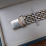 Glycine Sterling Silver 925 Lady's Wrist Watch Swiss Made 23,4g (works Well, Fresh Battery) Image 5