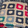 Handmade Crochet Baby Blanket. Colorful Granny Square Design Image 7