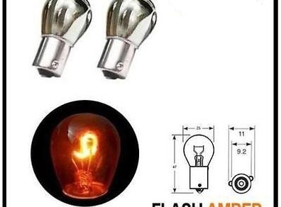 Chrome indicator bulbs x2
