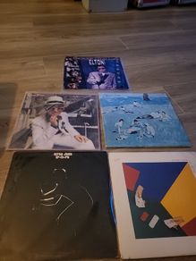 Elton John vinyl job lot
