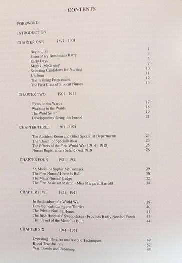 Nursing Mater Hospital History Book