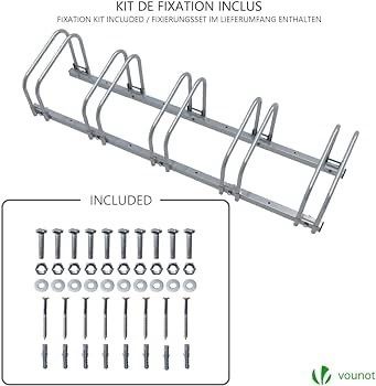 NEW SALE | 5 Bike Stand Floor or Wall mounted bike rack for garage Bicycle Parking rack Cycle Storage Locking Stand