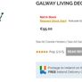 Galway living deco 3arm Candlebra- BRAND NEW Image 2