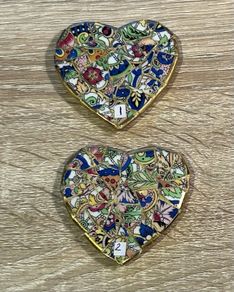 Beautiful Handcrafted China Mosaic Heart Magnet