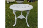 Cast Iron Table Ornate Style N