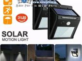 37555-2 2pcs 20 LED Solar Power Garden Lamp