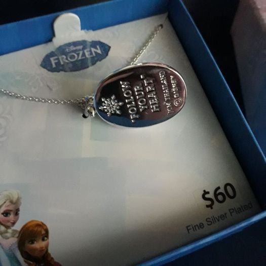 Brand new disney frozen pendant and chain