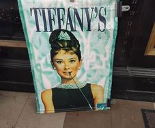 Breakfast At Tiffany's wall hanging