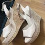 Once worn Aldo leather nude wedges cork wedge Image 2