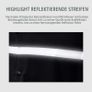 Brand New Waterproof Poncho Long Reusable Reflective Tape Adjustable Hood. Image 5