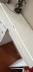 white desk