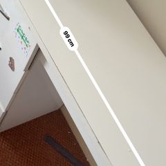 white desk