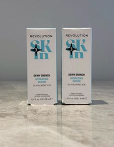 New Revolution Skin Dewy Drench 2% Hyaluronic Acid Hydrating Serum x2