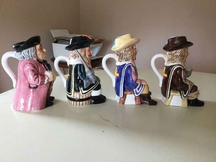 China  - Toby Jugs X 4