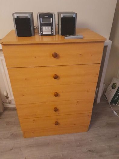 Double beds, 5 Door Drawers and Stario with 2 speaker