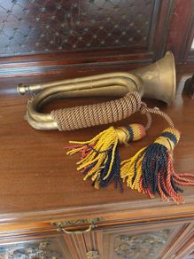 Vintage military bugle