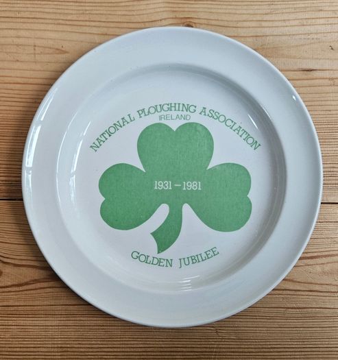 National Ploughing Association of Ireland Jubilee Plate - Irish Farming History Collectible Plate