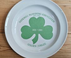 National Ploughing Association of Ireland Jubilee Plate - Irish Farming History Collectible Plate