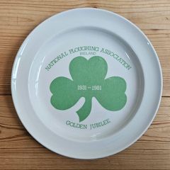 National Ploughing Association of Ireland Jubilee Plate - Irish Farming History Collectible Plate