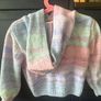 girl knitted hoodied jumper Image 2