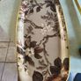 Vintage from the 1970s 47.5 x 21.5 CMS. Tray Fibreglass Arnold Designs Ltd, Chalford Gloss - Tray - Flowers Image 7