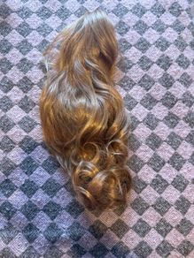 Honey blonde ponytail hair extension