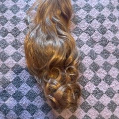 Honey blonde ponytail hair extension