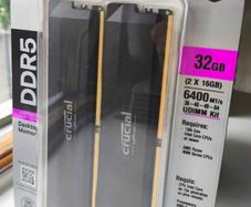 Brand New Pc Ram Crucial Pro 32gb 2x16gb Ddr5 6400mhz Xmp Expo