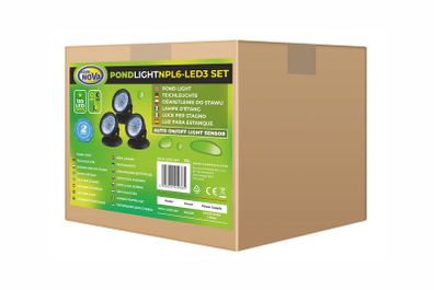 Aqua Nova NPL6-LED3 3x6.5W LED Pond Light