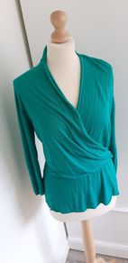 Kookai New Unworn Wrapover Jade Top